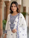 Rishika Farshi By Afsana Viscose Rayon Embroidery Salwar Kameez